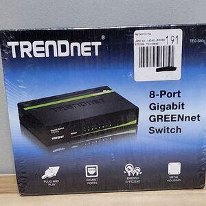 Trendnet 8-Port Gigabit Greennet Switch TEG-S80g
